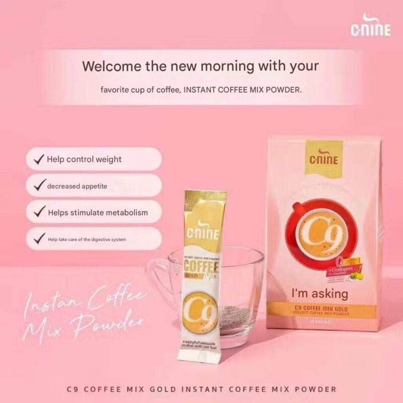 C Nine - Pro Slim Coffee Mix Gold 10 Sachets