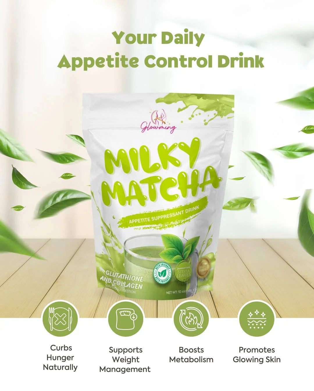 Glowming Milky Matcha 10 Servings