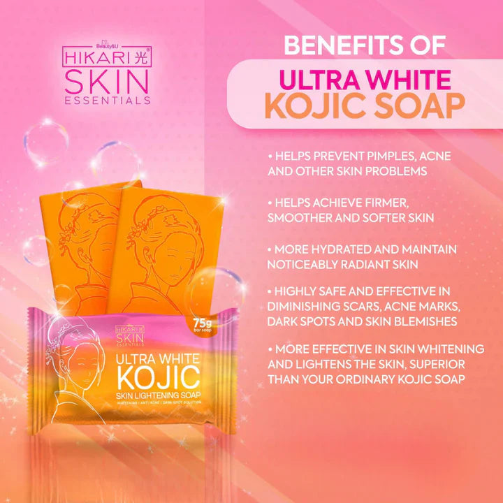 Hikari Skin Ultra White Kojic Soap 75g