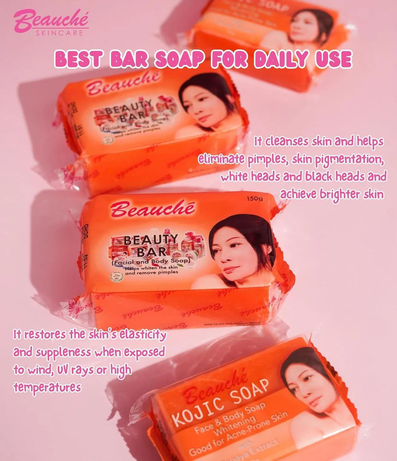 Beauche Beauty Bar Soap 90g
