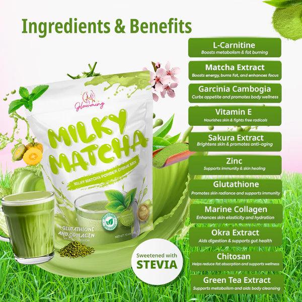 Glowming Milky Matcha 10 Servings