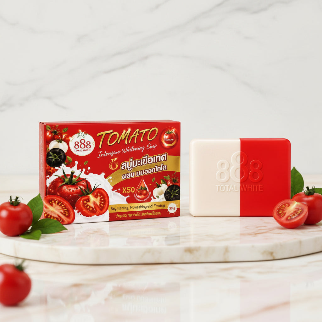 888 Total White Tomato Intensive Whitening Soap 90g