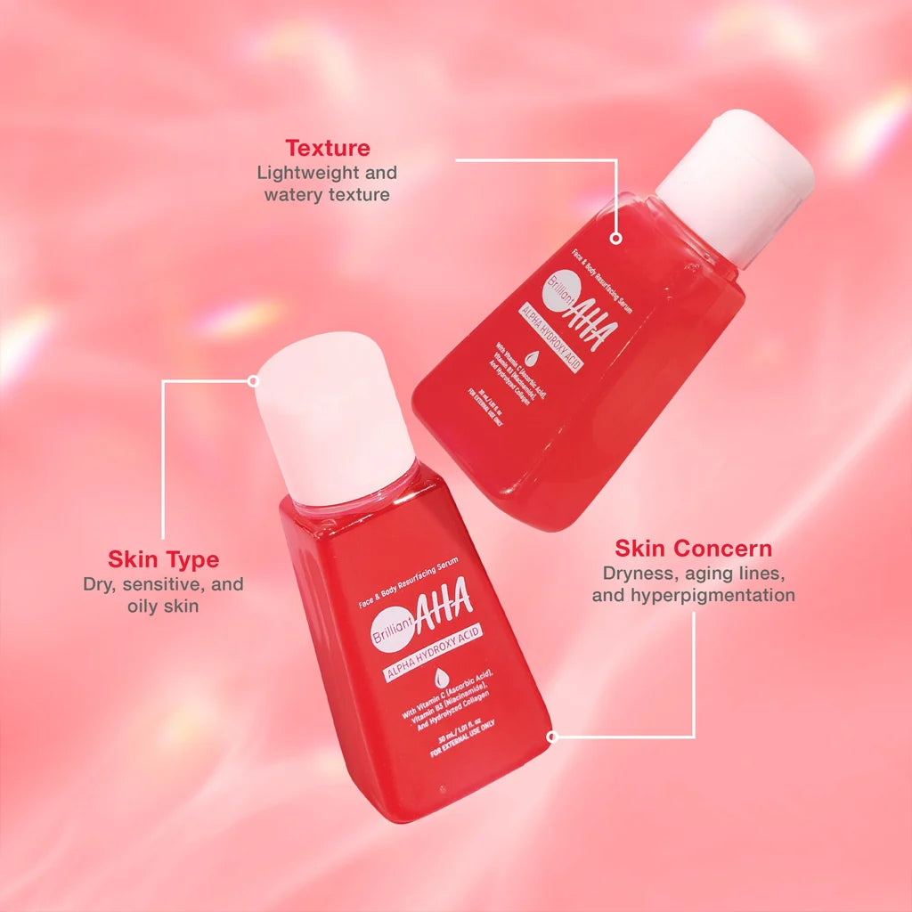 Brillian Skin - AHA Alpha Hydroxy acid serum 30ml