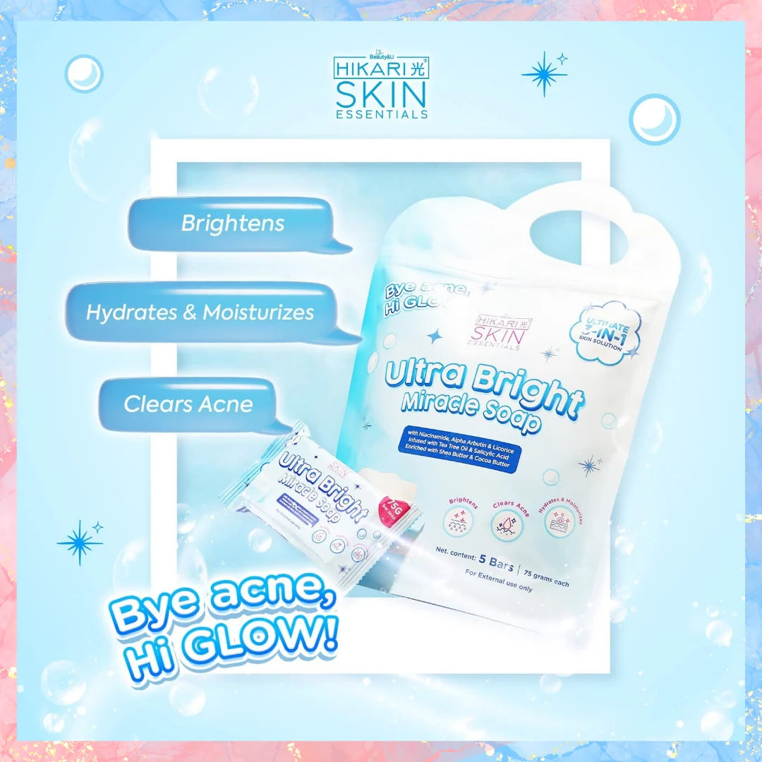 Hikari Ultra Bright Miracle Soap - 5 Bars