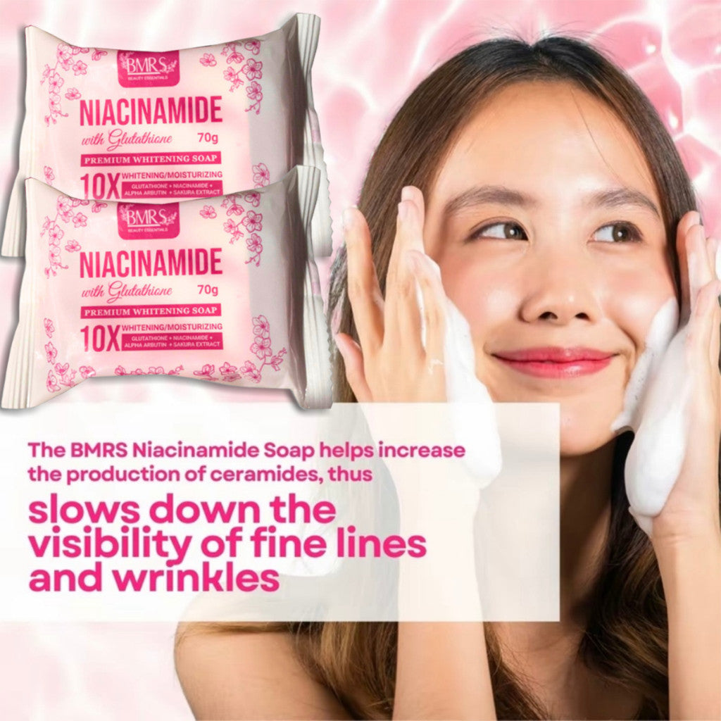 BMRS Niacinamide with Glutathione Whitening Soap 70g